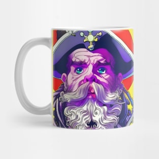 artistic pirate illustration Mug